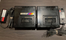 Lot of 2 - Sony EV-C8U Video 8 Cassette Recorder Player Deck - Parts Only