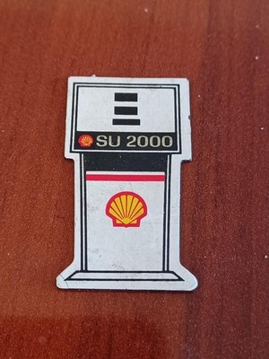 Vintage Shell Fridge Magnet Gas Pump Refrigerator Magnet 1'' x 2'' VGC