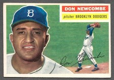 1956 Topps #235 Don Newcombe Dodgers GB Gray Back EX