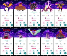 Pokémon Go - Shiny Gigantamax Dark Skies Background - PTC or Trade