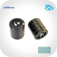 6800uF 50V6800uF KG Type II NICHICON Audio Filter Electrolytic Capacitor 35X40mm