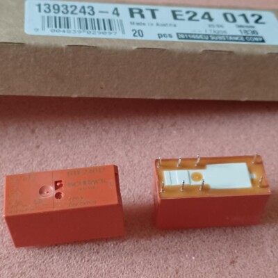 10 PCS TE 1393243-4  SCHRACK RTE24012 Power Relay 12VDC 8A DPDT