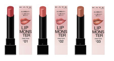 Kate Lip Monster Clear Tone Lipstick Kanebo Japan 2024 New Colors C01 C02 C03