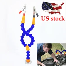 Magnetic Base PCB Holder Welding Helping Hand Flexible Arm Soldering Station New