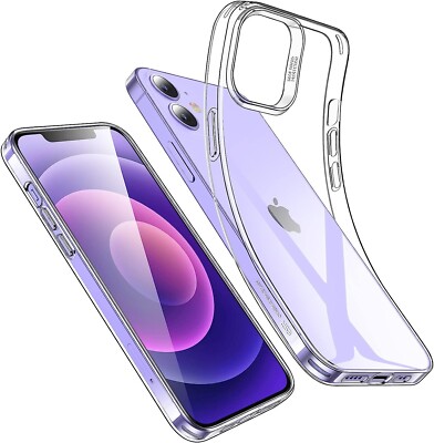 Clear Case für iPhone 11 Pro, 12 & 12 Pro Max | Stoßfeste Silikonhülle