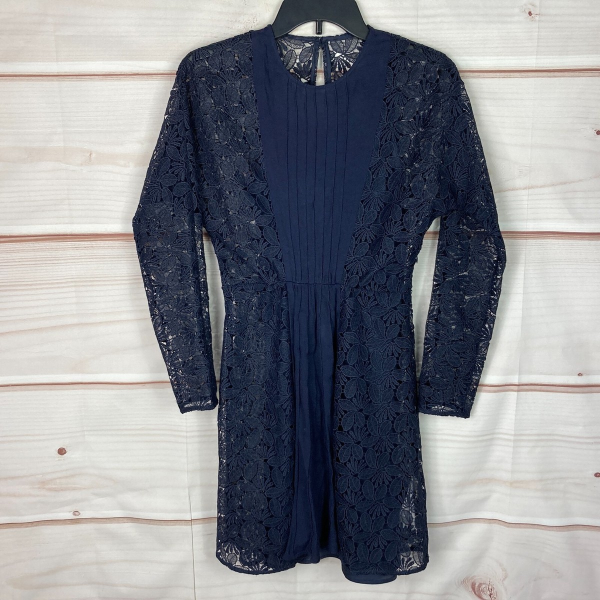 shift dress long sleeve Women Solid Color Textured Long Sleeve Shift Dress – Charming Charlie main image 0