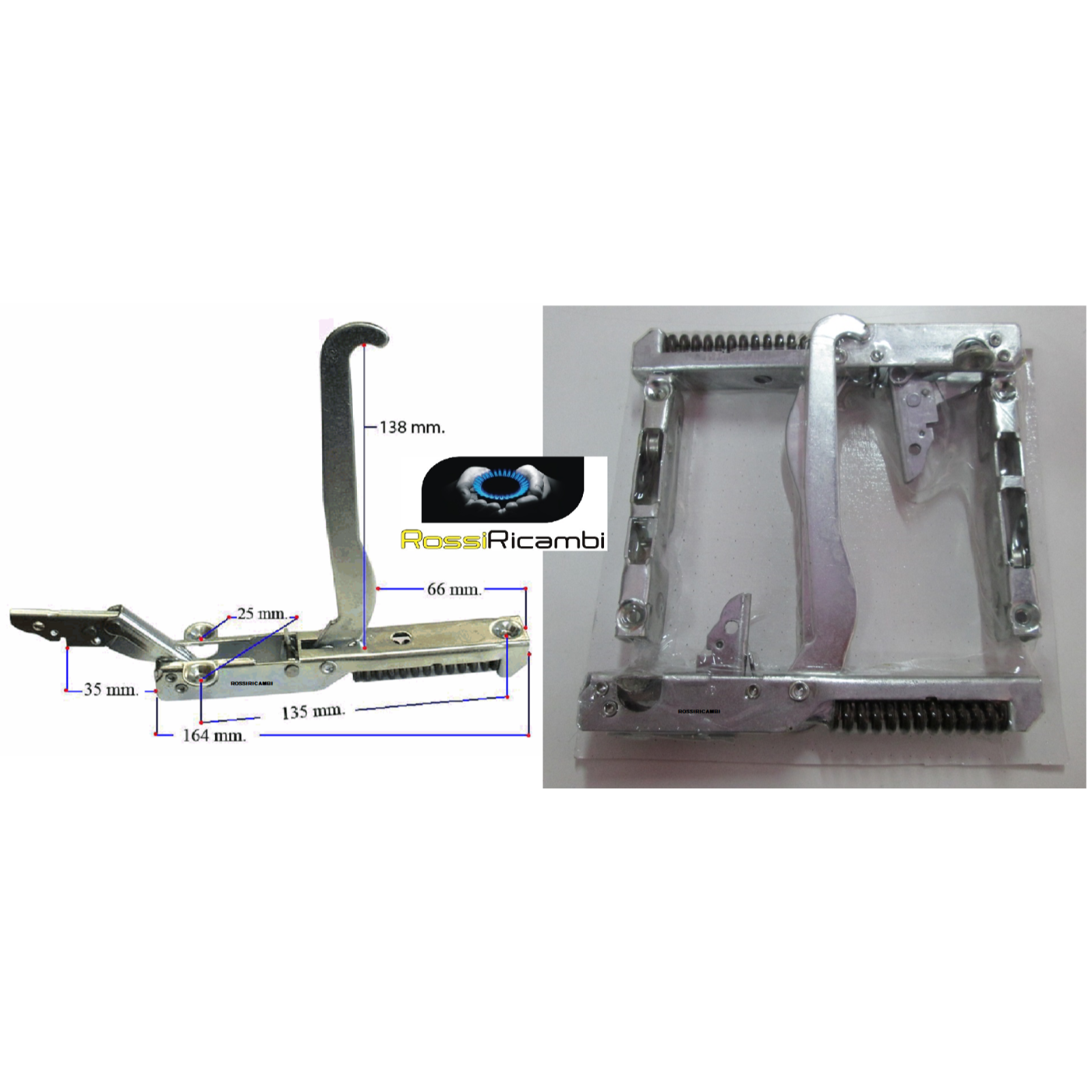 Ariston C00082464 Cerniera per Porta Forno F FL666E IX CR, FL666E(IX)CR,  MM26(IX)-5 | Acquisti Online su eBay