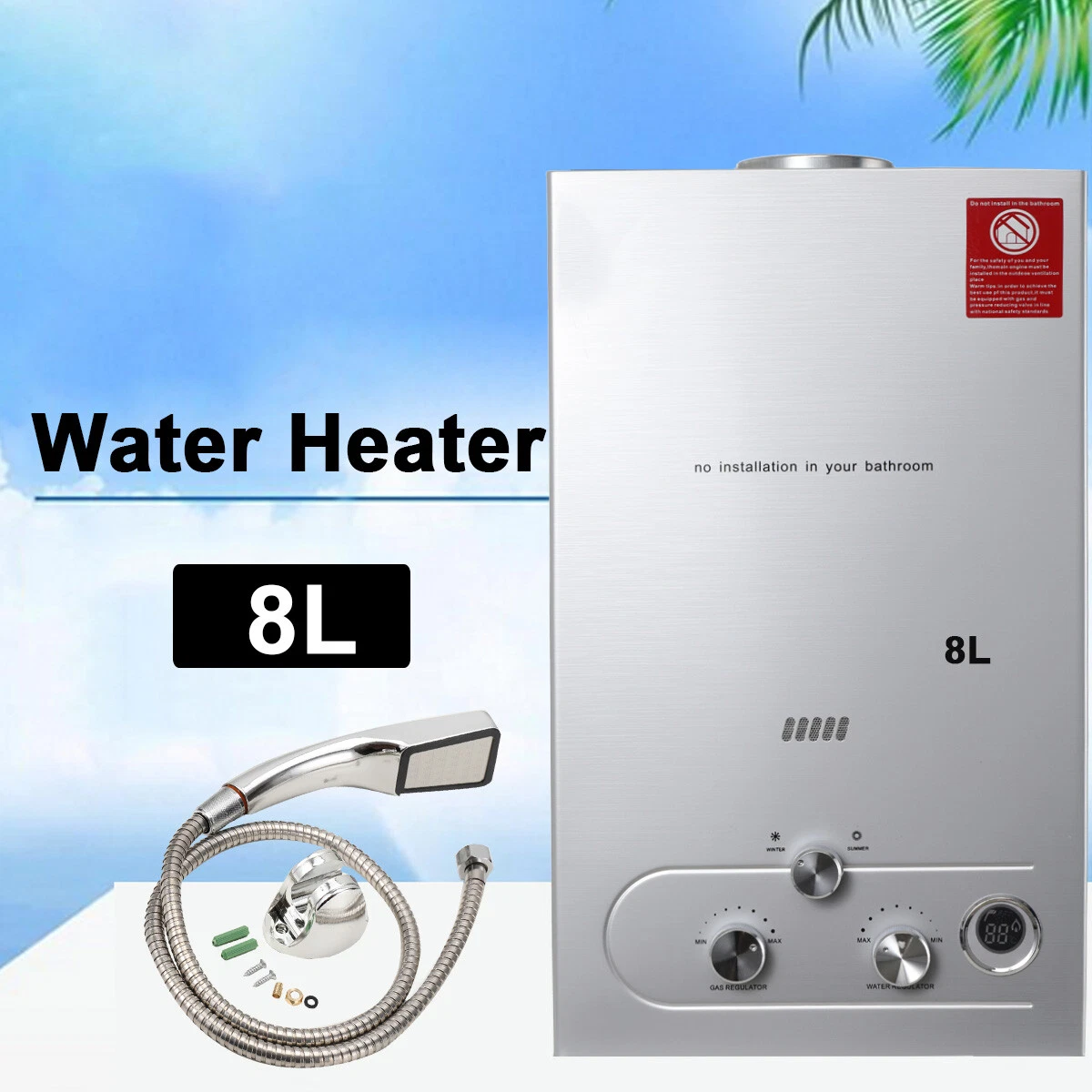 Tankless camping 2024 water heater