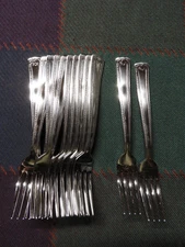 12 Liberty Tabletop, USA - Dinner Place Forks - Prestige Pattern, NEW 2nd