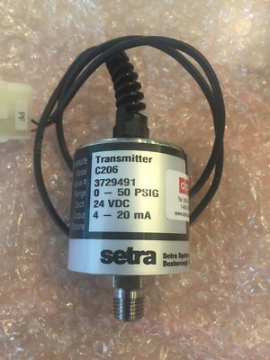 Setra 2561050PGM11C 0-50 Psi 4-20ma Pressure Transducer