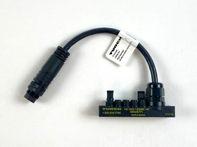 Turck VB 1003-0.2-BSMK 14/S653/S771 Sensor Connection Cable Industrial Grade