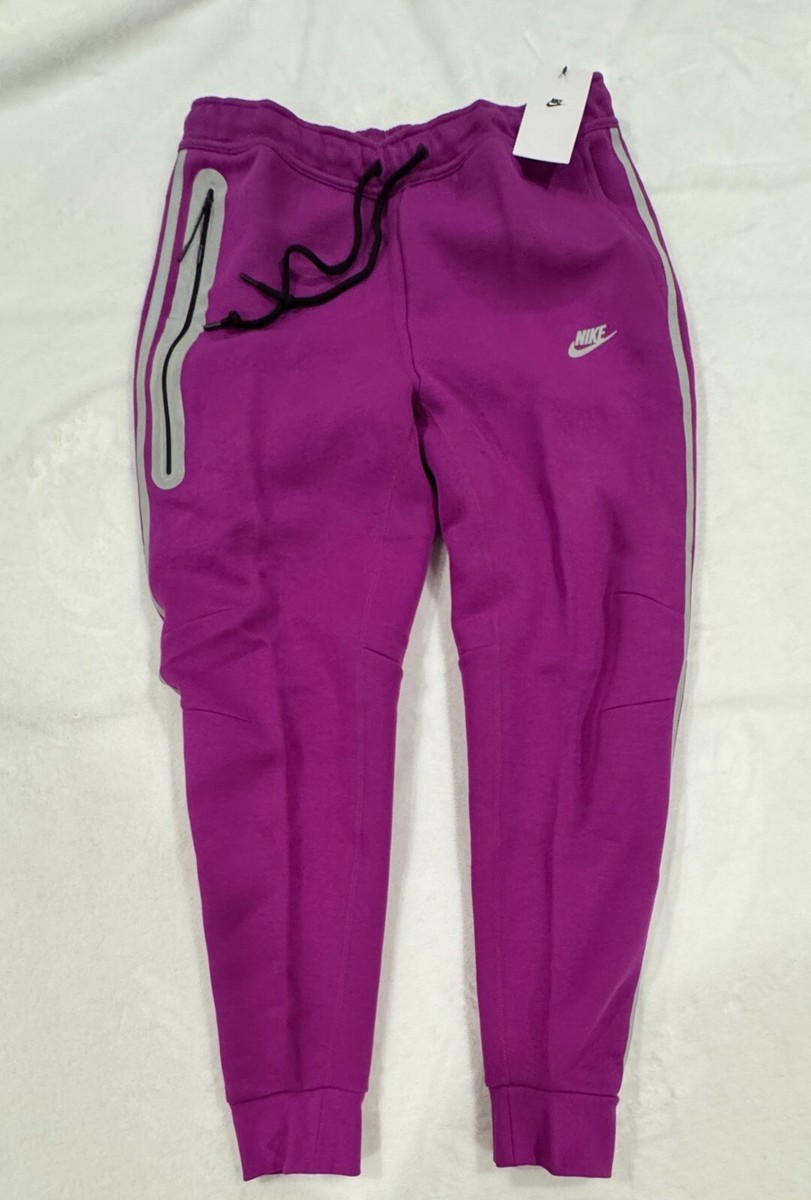 Nike Tech Jogger Pants Bold Berry Size Large FZ0762-505 | eBay