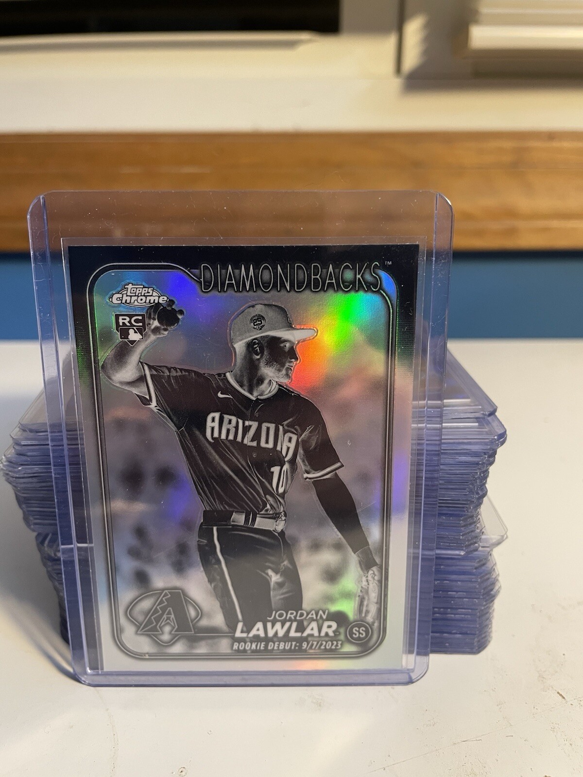 2024 Topps Chrome Update Series - Negative Refractor #USC51 Jordan Lawlar (RC)