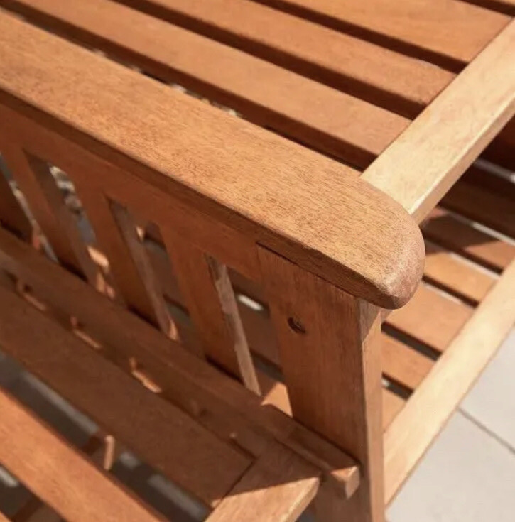 2 seater chair with table solid wood furniture outdoor patio love