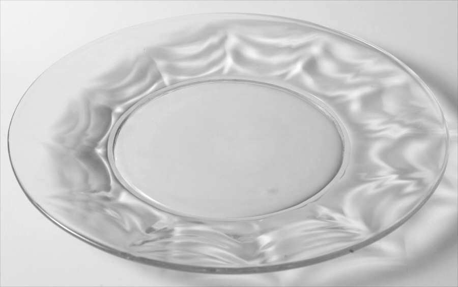 Fostoria Wavecrest Clear Luncheon Plate 3373608 eBay