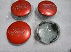 SET OF 4 FORD Red Wheel Center Caps HUB CAPS 54mm 6M211003AA