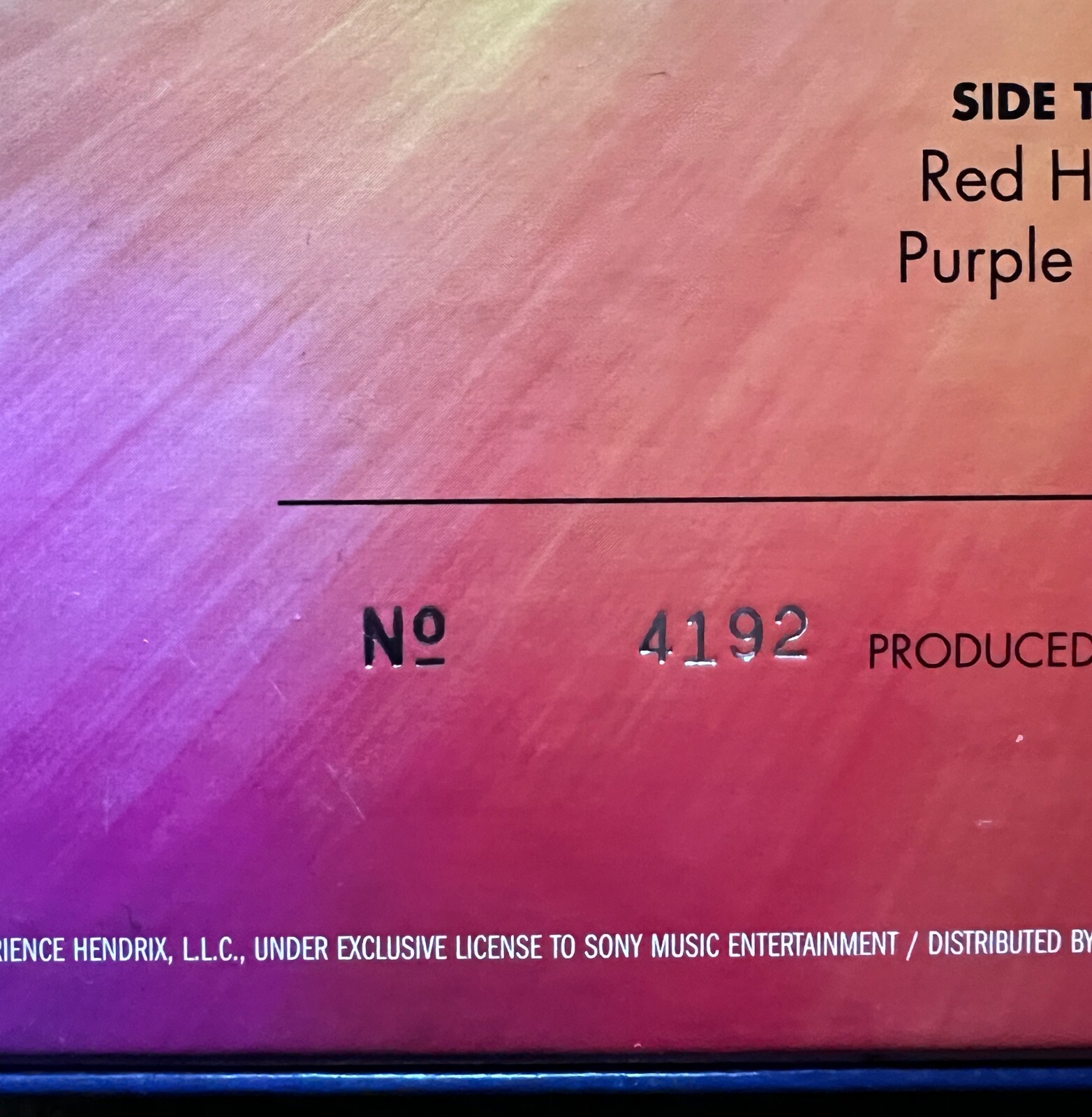 JIMI HENDRIX EXPERIENCE WINTERLAND NUMBER 4192 LIMITED ED BOX NMINT