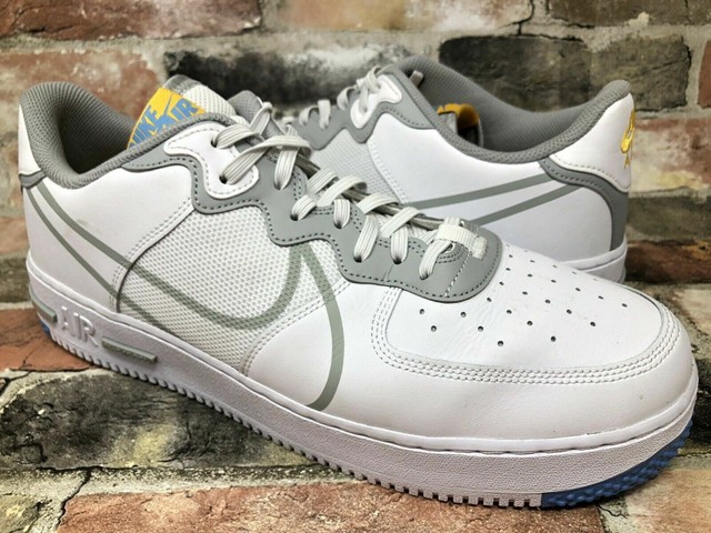 Size 13 - Nike Air Force 1 React White - CT1020-100 for sale online | eBay