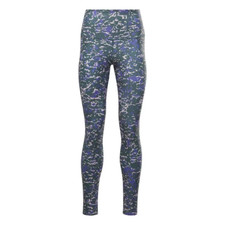 Reebok Womens Lux 2.0 Speckle Modern Safari Leggings Activewear Training XS