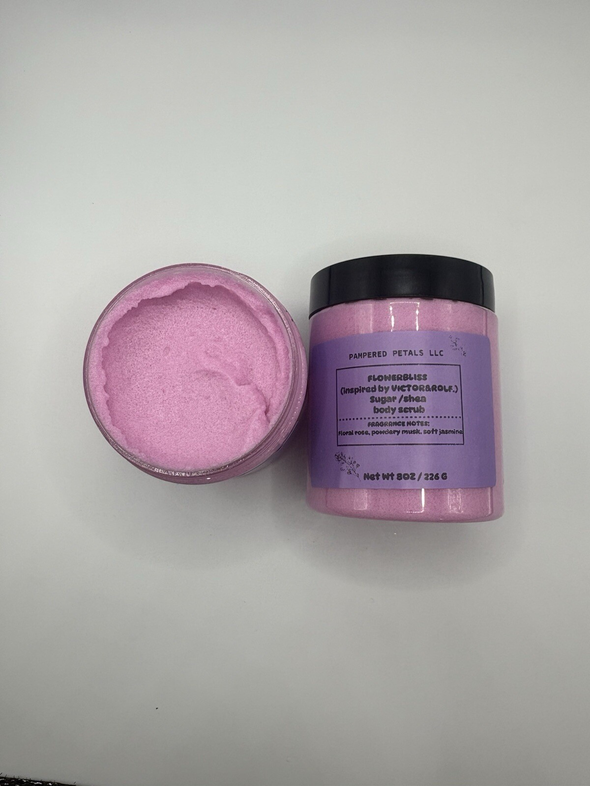 Two Piece FLOWERBOMB VICTOR&ROLF(inspired) Sugar/shea Body Polish Pamper  Set.