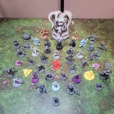 Huge Lot 44 D D Miniatures Set DND Game RPG Lich Dragon Marvelous Hero Figures