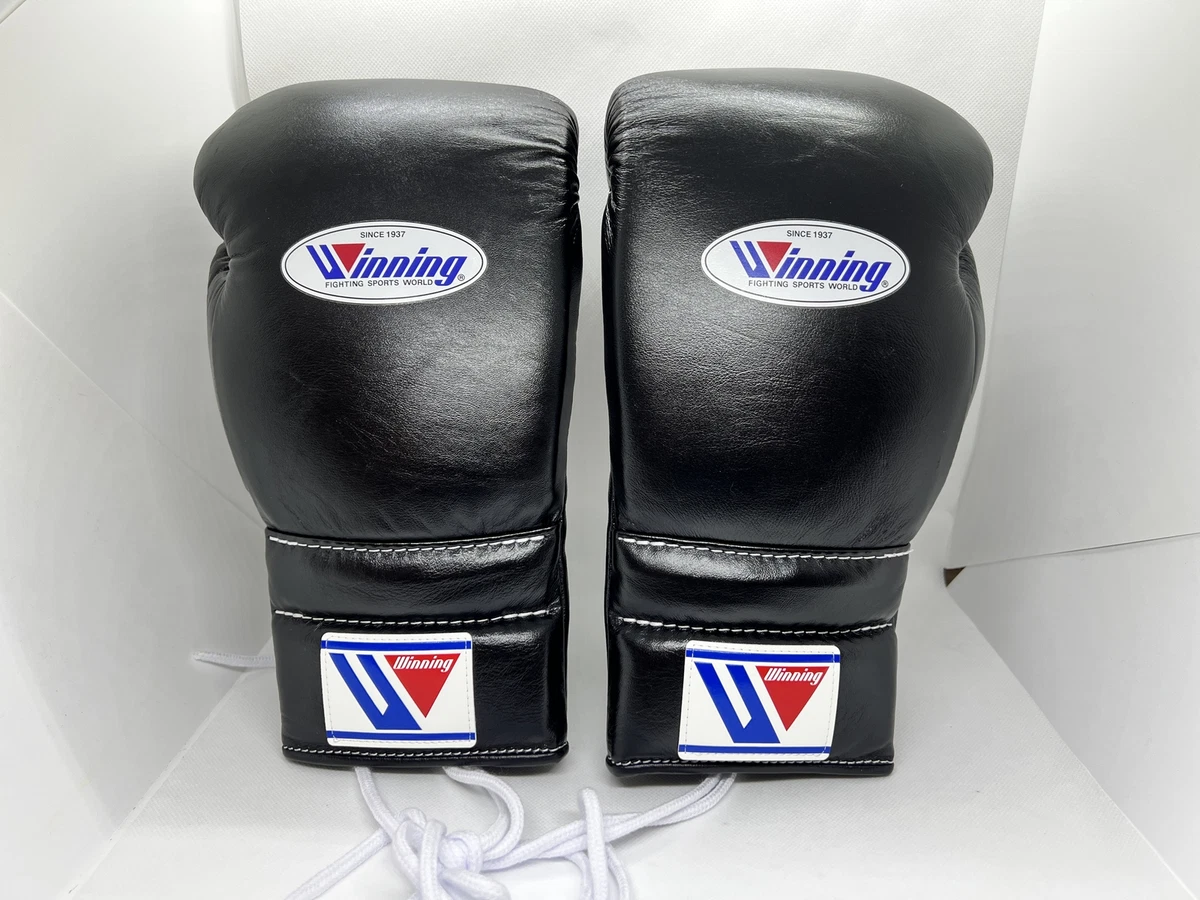 Winning Black 16 oz. Weight Boxing Gloves for sale | eBay