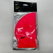 Nike 93050-676 Unisex Adult Red Durable Lightweight Latex Cap One Size New
