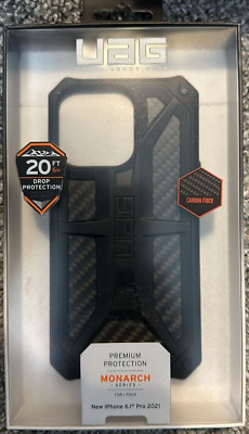 UAG - Monarch Series Case for iPhone 13 Pro - Carbon Fiber