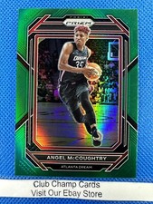 2023 #75 Angel McCoughtry WNBA Panini Prizm Basketball Green Prizm Dream
