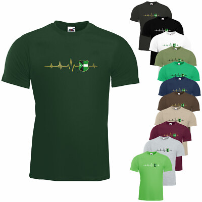 Bati Trakya Herzschlag T-Shirt Herz Puls Nation Funshirt