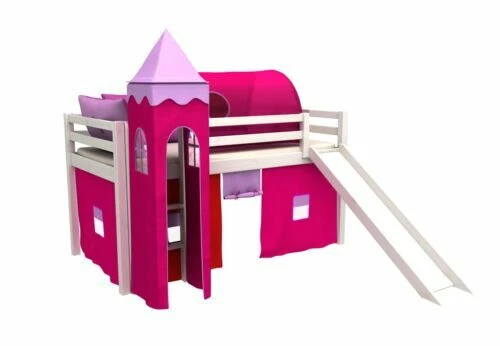 Camerette bianchi in legno per bambini