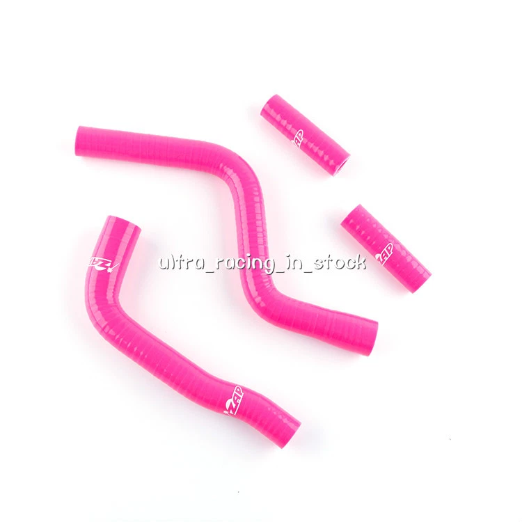 PINK YAMAHA YZ125 2003-2014 2004 2005 2006 2007 SILICONE RADIATOR COOLANT HOSES - Image 3 of 4