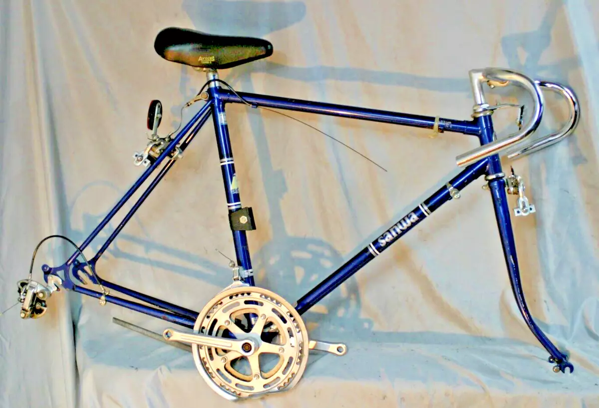 1979 Sanwa Vintage Touring Road Bike 53cm Small Lugged Tourney Steel USA Shipper
