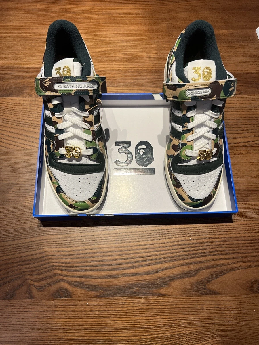 Adidas x BAPE 30th Anniversary - Forum 84 Low (Size 10) | eBay