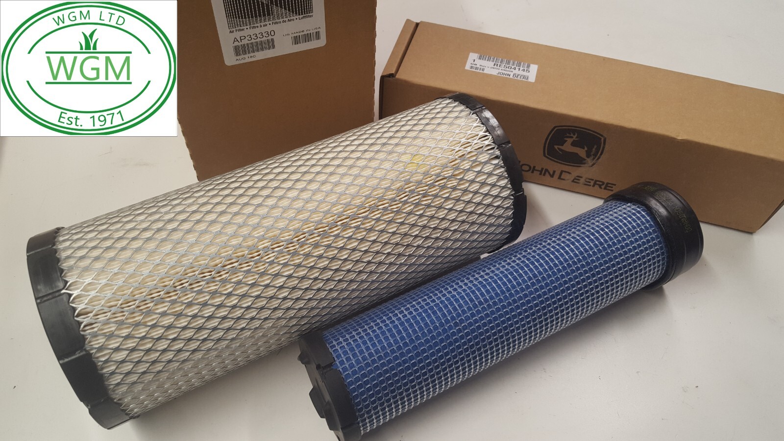 Genuine John Deere Air Filter + Pre Filter AP33330 + RE504145 | eBay UK
