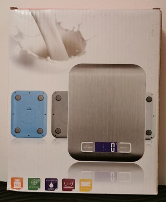 Digitale LCD Haushalts Küchenwaage - bis 5 kg - mit Box