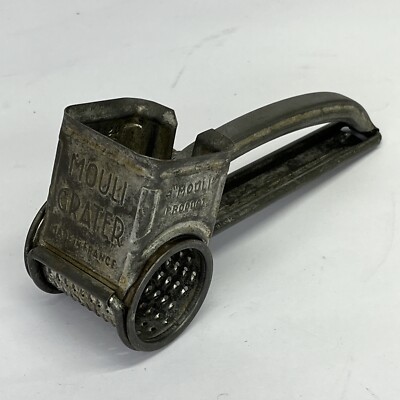 Vintage MOULI Cheese Grater Made In France With Wood Handle 1950s