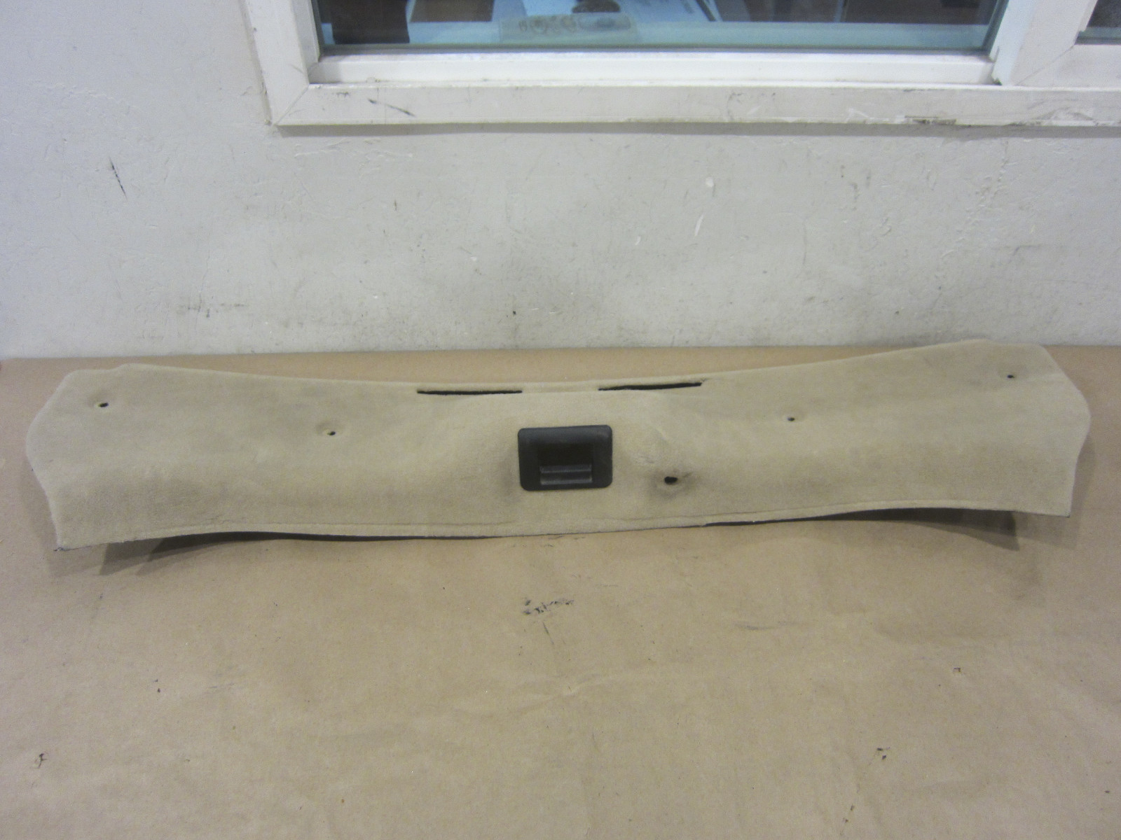 Maserati Quattroporte 05-06 - Trunk Latch Cover Carpet - Beige - P/N 981306300