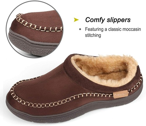 Zigzagger Men's Fuzzy Microsuede 