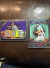 2024 Topps Triple Threads Corey Seager 2 Card Lot Relic NL ROY 16 /27, Base /149