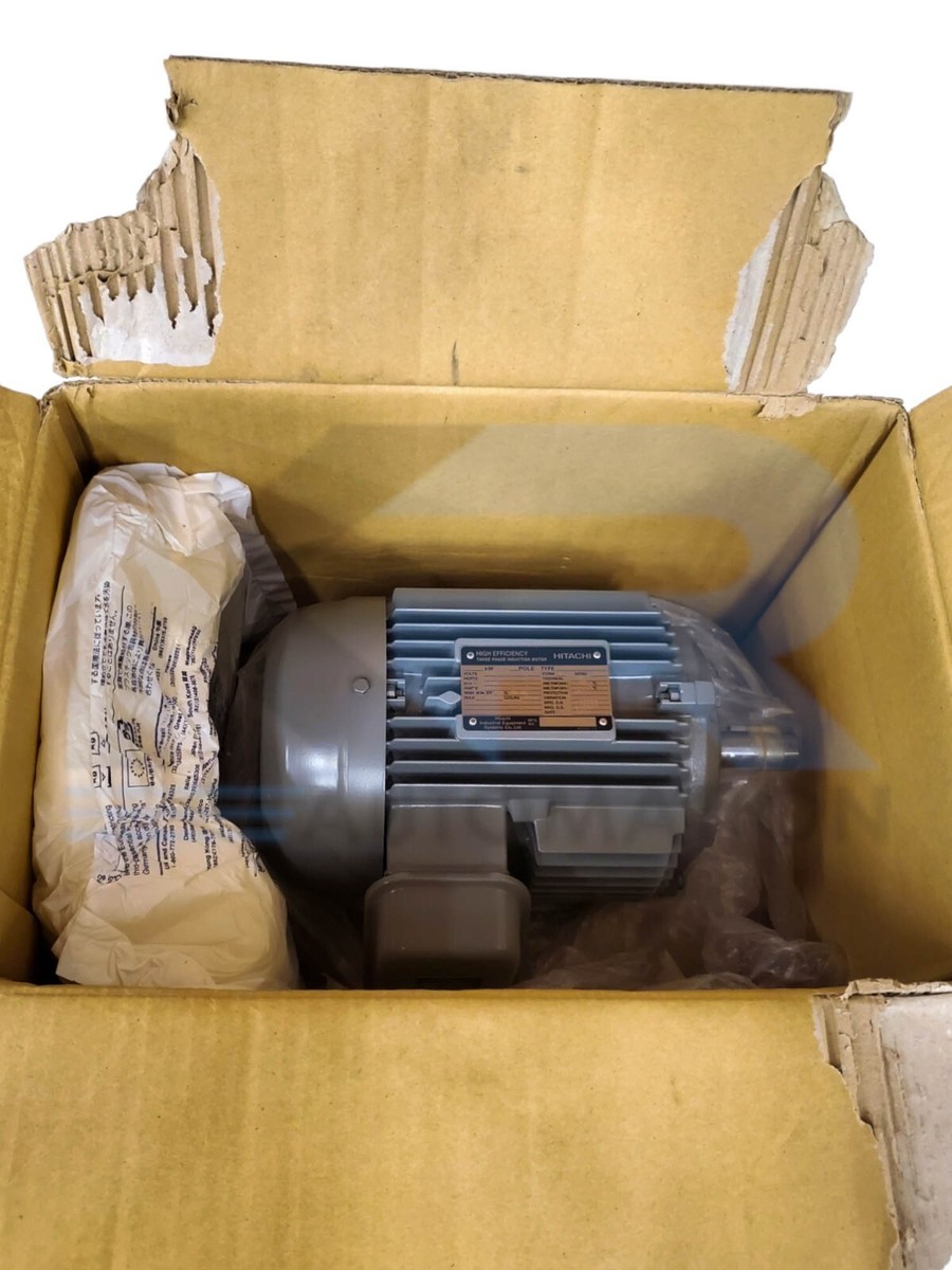 NEW Hitachi TFO-K High Effeciency 3Ph Induction Motor 1.5kW