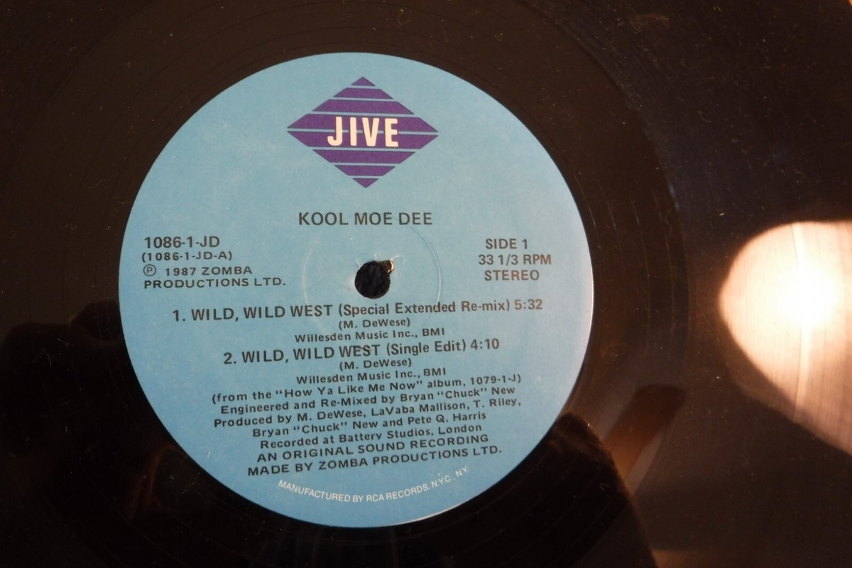 Kool Moe Dee, Wild Wild West, 1988 Jive Records 1086-1-JD Hip Hop