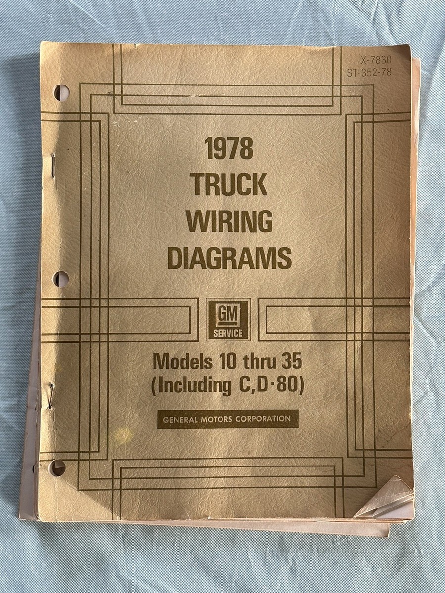Electrical Diagram 1978 Chevy Truck Complete 73 87 Wiring Diagrams