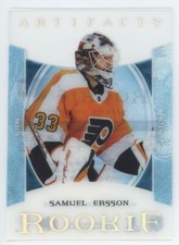 2023-24 Upper Deck Artifacts Update 2022-23 Clear Cut Rookies Samuel Ersson