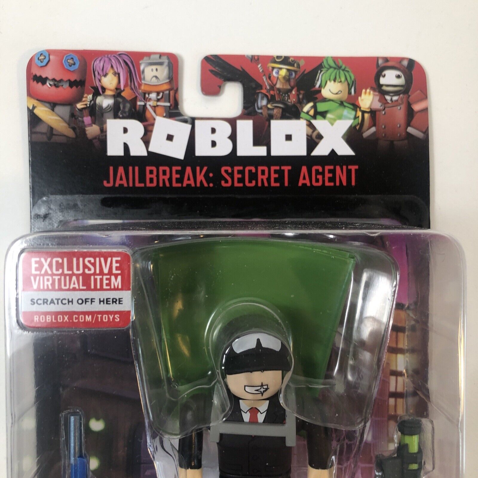 Jailbreak Double Agent + Wealth All Around Me TOY+CODE Roblox Celebrity  Series 7