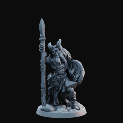 Tiefling Hero/Villain Epic Fine Detailed DnD Miniatures RPG Tabletop Models