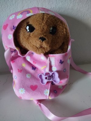 IMC Toys Baby Paws Cocker Spaniel Puppy With Carrier Interactive Plush 5 Sounds