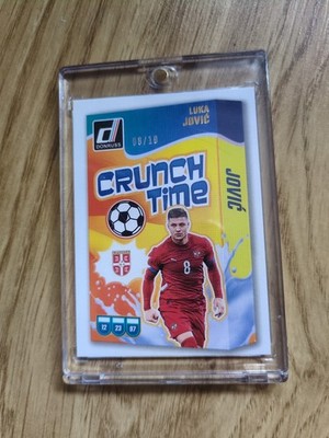 2024/25 Panini Donruss Soccer Crunch Time Insert Luka Jovic 8/10 Shirt Match
