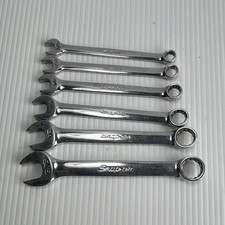Snap-on Oex Sae 6pc Combination Wrench Set 516-916 Chrome Steel