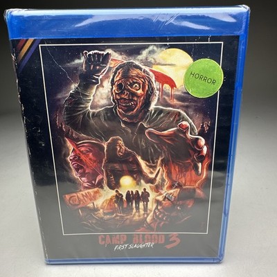 Camp Blood 3 First Slaughter Blu-ray NEW Sealed Horror Movie Film